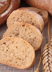 assortment of fresh bread