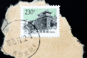 Stamp printed in China shows Shanhaiguan of the Great wall