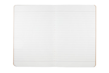 blank notebook from recycle paper