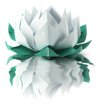 Fototapeta Origami lotus