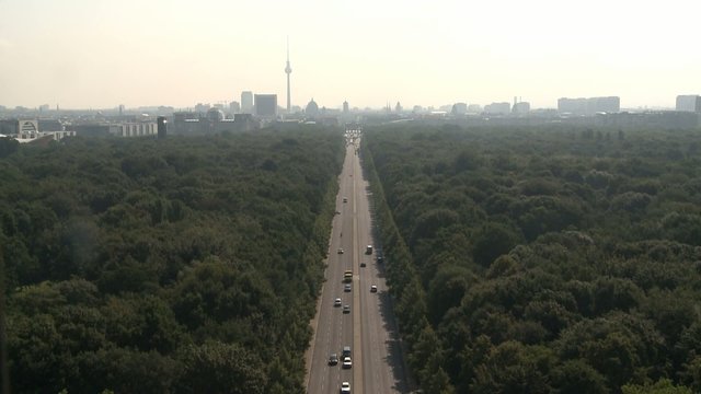 Aerial Berlin Cityscape