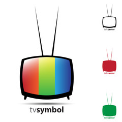 Cute tv vector