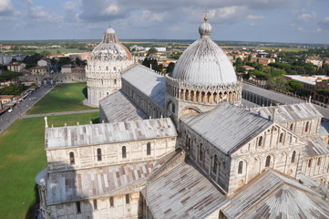 Fototapeta premium Horizontal viewfrom the Tower on the Cathedral