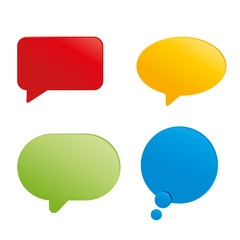 vecteur, bulle dialogue