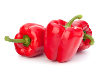 red pepper isolated on white background