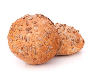 Two sandwich bun with sunflower seeds