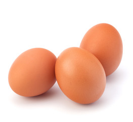 three eggs
