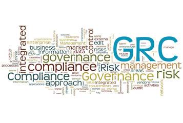 Fototapeta premium GRC - Governance risk management and compliance