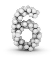 Number 6, from voleyballs