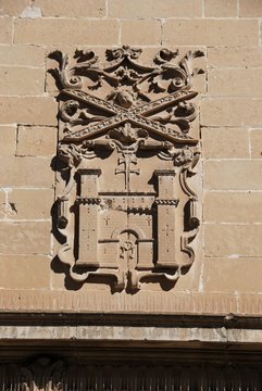 Town hall coat of arms, Baeza, Spain © Arena Photo UK