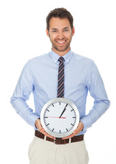 businessmann mit uhr