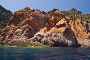 cote et littoral corses  (reserve de scandola)