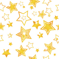 Abstract seamless background with stars