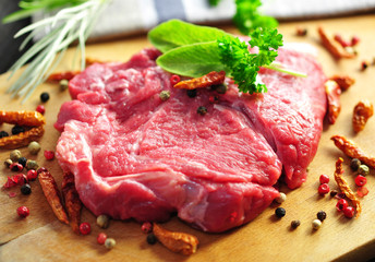Kräuter, Fleisch