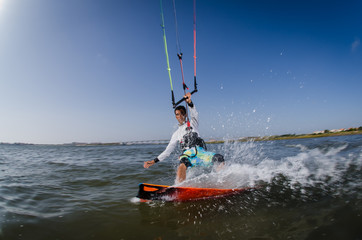 Obraz premium Kite Surfer