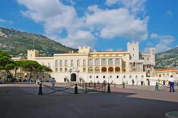 Fototapeta na wymiar Palast Grimaldi, Monako