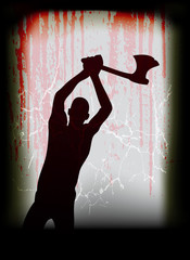 The Axe Man Cometh - Halloween Poster