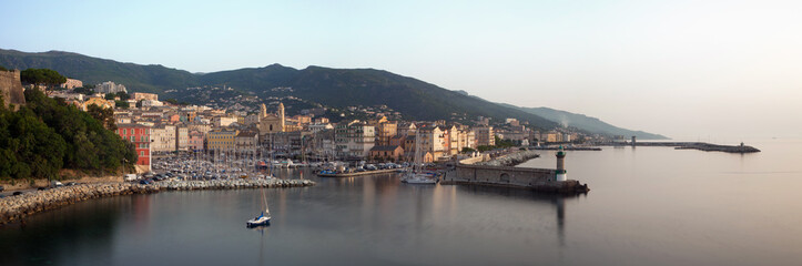 Fototapeta na wymiar Bastia, Korsyka widok panoramiczny