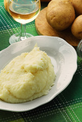 Mashed potatoes Puré de papas