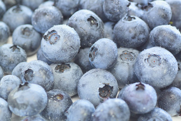 Close up blueberry