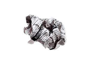 Newspaper ball