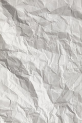 Crumpled white paper