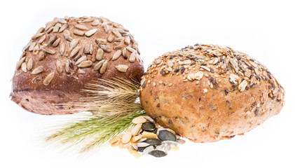 Heap of Rolls with wheat