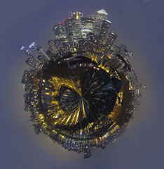 Night London planet