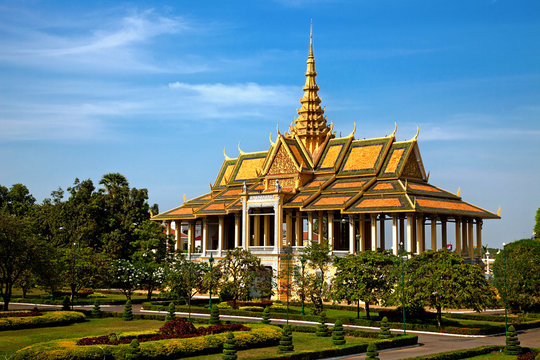 Royal Palace in Phnom Pehn, Cambodia