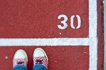 stepping over thirty