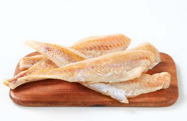 Fresh fish fillets