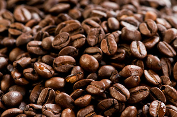 Obraz na płótnie Canvas coffee beans texture