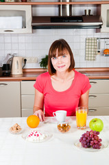 young woman enjoying a cup of coffee