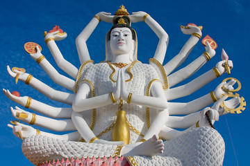 Big Guan yin at wat plai laem Koh Samui ,Thailand