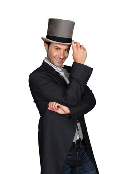 Man top hat top
