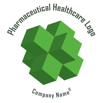 Pharmaceutical healthcare logo