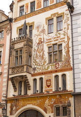 Fototapeta na wymiar Buildings in Prague