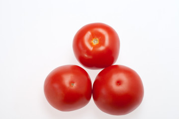 FreshTomatoes isolated on white