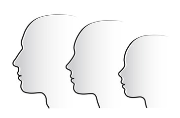 Familie in Profilansicht © lom123