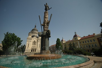 Monument of Avram Iancu, Cluj Napoca, Transylvania