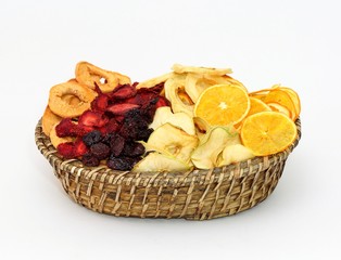 Dried fruit basket