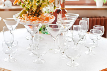 Wedding table setting