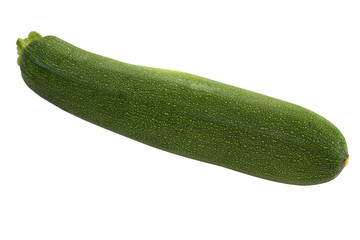 vegetable marrow on white background