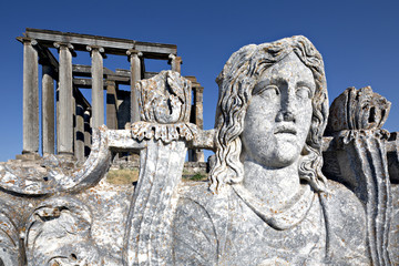 Obraz premium Zeus Temple, Aizanoi, Cavdarhisar, Kutahya, Turkey