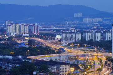 Obraz premium Highway Road on Kuala Lumpur