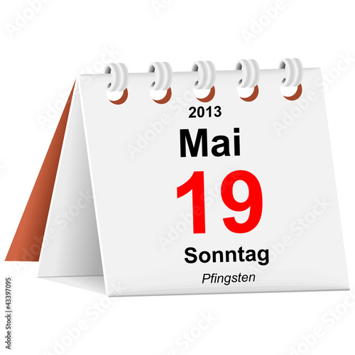 Kalender 19 05 2013 Pfingsten Stock Photo And Royalty Free