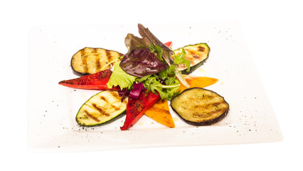 Grilled vegetables (zucchini, eggplant, peppers,)