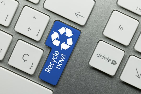 Recycle now! keyboard
