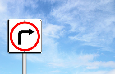 go ahead the way ,forward sign