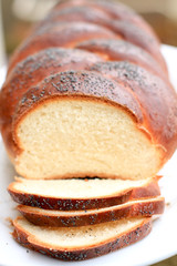 Sliced Challah Bread